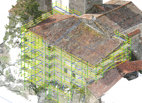 Plan échafaudages sur nuage de points (42)